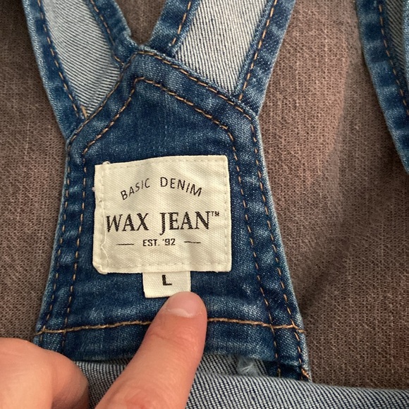 Large Overalls Jean Flower - Picture 2 of 2